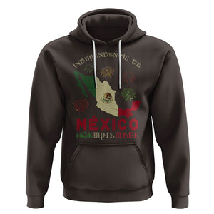 Independencia De Mexico Hoodie 16th Septembre Mexican Flag Latino Hispanic Heritage TS02 Dark Chocolate Printyourwear