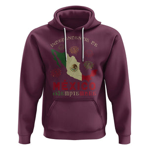 Independencia De Mexico Hoodie 16th Septembre Mexican Flag Latino Hispanic Heritage TS02 Maroon Printyourwear