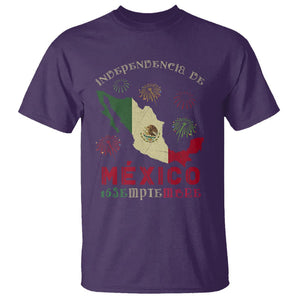 Independencia De Mexico T Shirt 16th Septembre Mexican Flag Latino Hispanic Heritage TS02 Purple Printyourwear