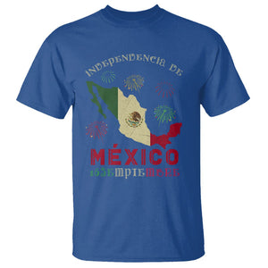 Independencia De Mexico T Shirt 16th Septembre Mexican Flag Latino Hispanic Heritage TS02 Royal Blue Printyourwear