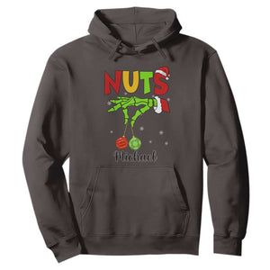Personalized Christmas Matching Couple Hoodie Custom Name Chestnuts Xmas Funny Nuts TS02 Dark Chocolate Print Your Wear
