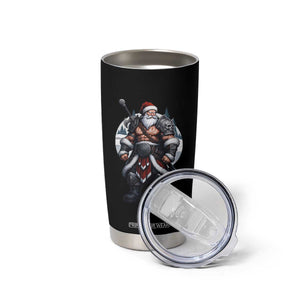Epic Viking Santa Christmas Tumbler Cup Barbarian Style Holiday Warrior Claus TS02 Print Your Wear