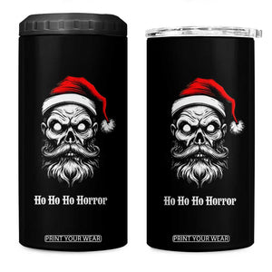 Creepy Christmas Skull 4 in 1 Can Cooler Tumbler Ho Ho Ho Horror Santa Gothic Holiday TS02 One Size: 16 oz Black Print Your Wear