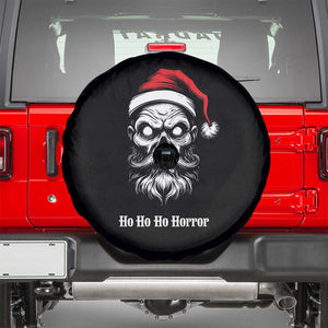 Creepy Christmas Skull Spare Tire Cover Ho Ho Ho Horror Santa Gothic Holiday TS02 Black Print Your Wear