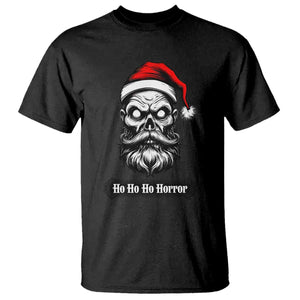 Creepy Christmas Skull T Shirt Ho Ho Ho Horror Santa Gothic Holiday TS02 Black Print Your Wear