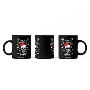 Dark Christmas Spirit Board Coffee Mug Creepy Merry Xmas Skull and Ouija Horror Holiday TS02 Print Your Wear