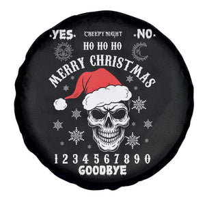 Dark Christmas Spirit Board Spare Tire Cover Creepy Merry Xmas Skull and Ouija Horror Holiday TS02 Print Your Wear
