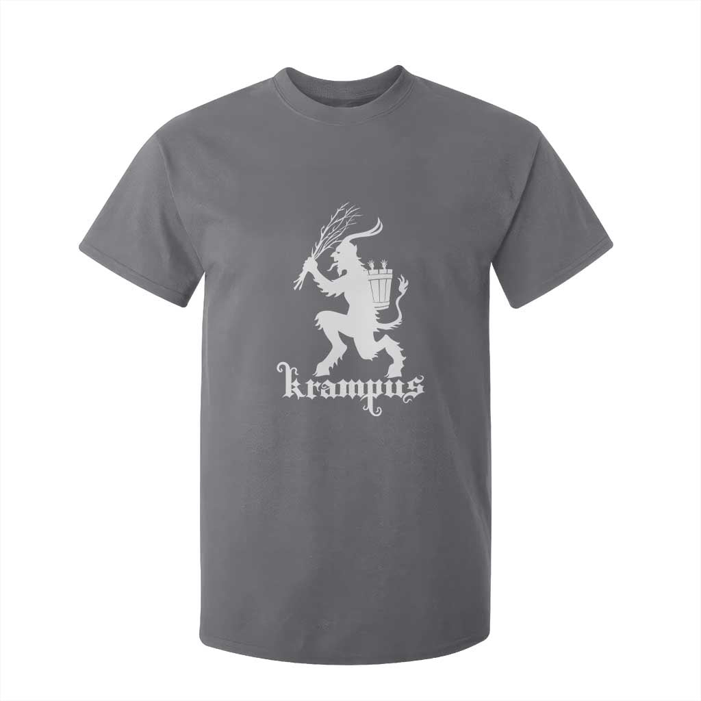 Mythical Krampus T Shirt For Kid Scary Christmas Horror Occult Holiday Eastern Folklore TS02 Charcoal Print Your Wear