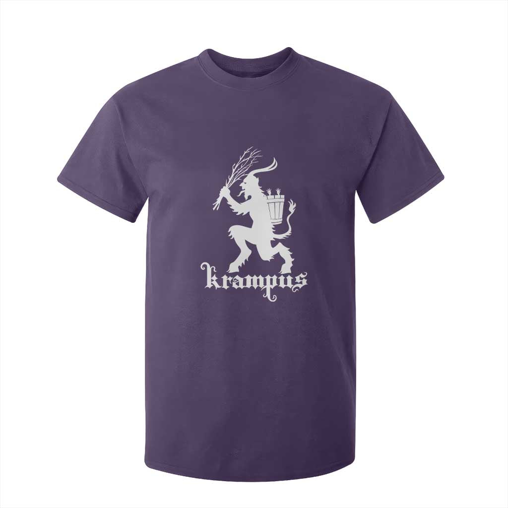 Mythical Krampus T Shirt For Kid Scary Christmas Horror Occult Holiday Eastern Folklore TS02 Purple Print Your Wear