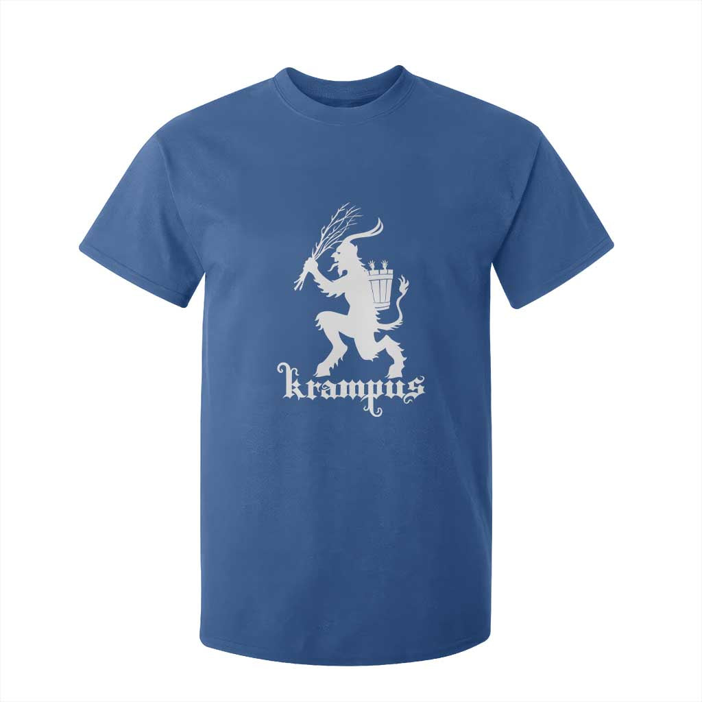 Mythical Krampus T Shirt For Kid Scary Christmas Horror Occult Holiday Eastern Folklore TS02 Royal Blue Print Your Wear