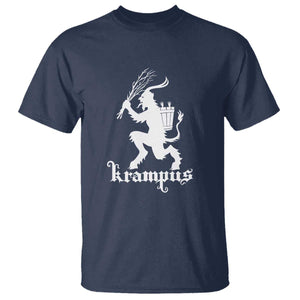 Mythical Krampus T Shirt Scary Christmas Horror Occult Holiday Eastern Folklore TS02 Navy Print Your Wear