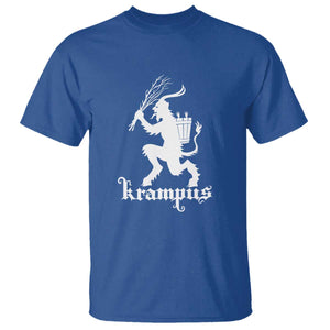 Mythical Krampus T Shirt Scary Christmas Horror Occult Holiday Eastern Folklore TS02 Royal Blue Print Your Wear