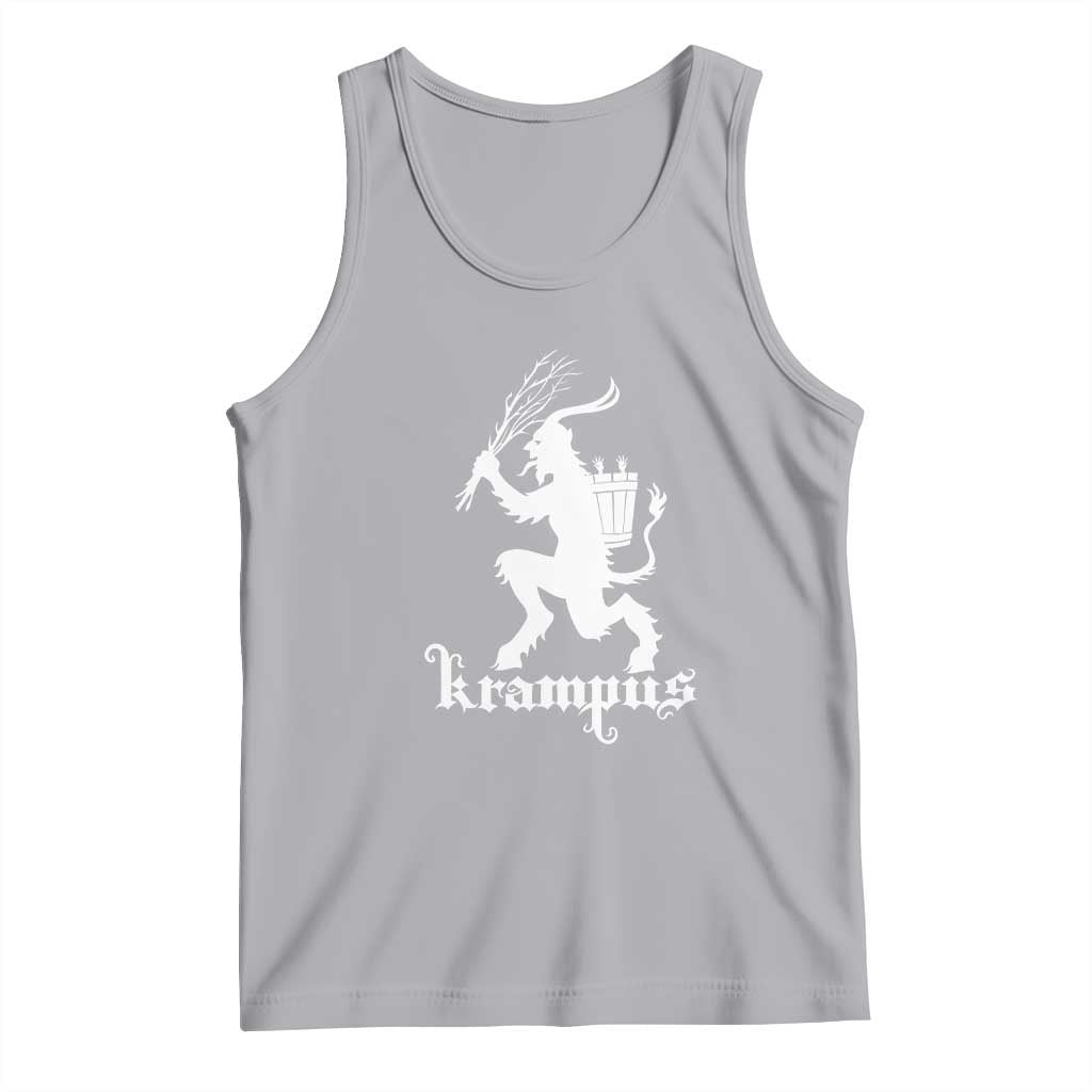 Mythical Krampus Tank Top Scary Christmas Horror Occult Holiday Eastern Folklore TS02 Athletic Heather Print Your Wear