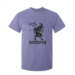 Krampus T Shirt For Kid Gruss Vom Greetings TS02 Violet Print Your Wear
