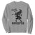Krampus Sweatshirt Gruss Vom Greetings TS02 Sport Gray Print Your Wear