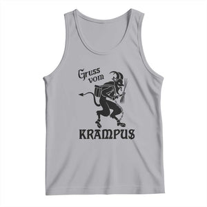 Krampus Tank Top Gruss Vom Greetings TS02 Athletic Heather Print Your Wear
