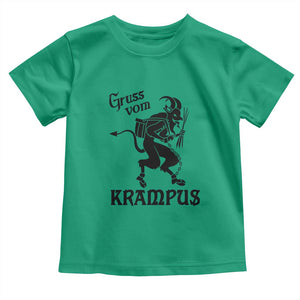 Krampus Toddler T Shirt Gruss Vom Greetings TS02 Irish Green Print Your Wear