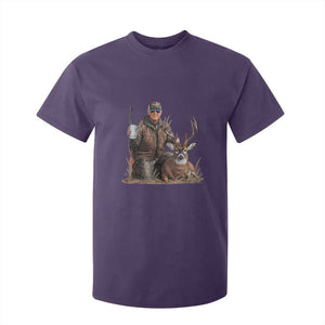 Trump Deer Hunting T Shirt For Kid And Beer Old School Camouflage TS02 Purple Print Your Wear