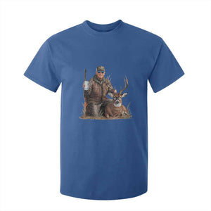Trump Deer Hunting T Shirt For Kid And Beer Old School Camouflage TS02 Royal Blue Print Your Wear