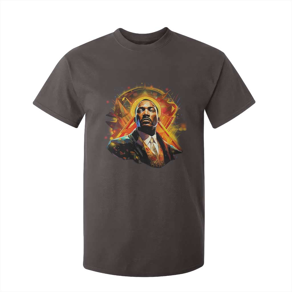 Martin Luther King MLK T Shirt For Kid Afrofuturism Graphic Art TS02 Dark Chocolate Print Your Wear