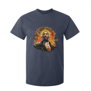Martin Luther King MLK T Shirt For Kid Afrofuturism Graphic Art TS02 Navy Print Your Wear
