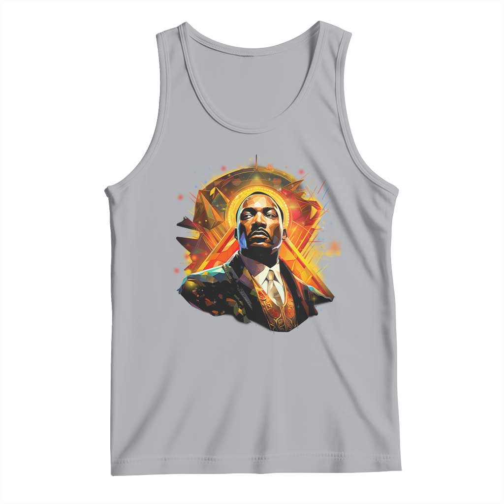 Martin Luther King MLK Tank Top Afrofuturism Graphic Art TS02 Athletic Heather Print Your Wear