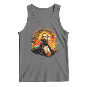 Martin Luther King MLK Tank Top Afrofuturism Graphic Art TS02 Black Heather Print Your Wear