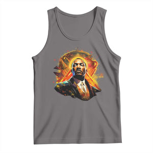 Martin Luther King MLK Tank Top Afrofuturism Graphic Art TS02 Deep Heather Print Your Wear