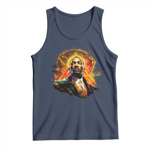 Martin Luther King MLK Tank Top Afrofuturism Graphic Art TS02 Navy Print Your Wear
