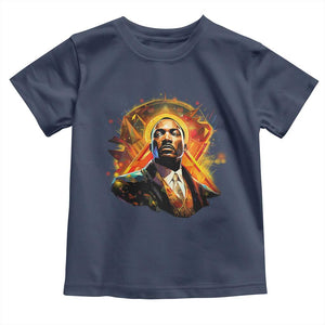 Martin Luther King MLK Toddler T Shirt Afrofuturism Graphic Art TS02 Navy Print Your Wear