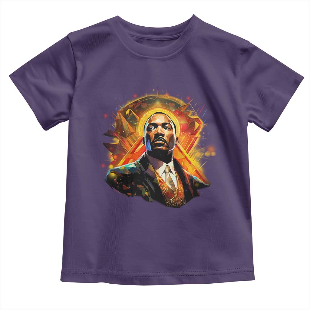 Martin Luther King MLK Toddler T Shirt Afrofuturism Graphic Art TS02 Purple Print Your Wear
