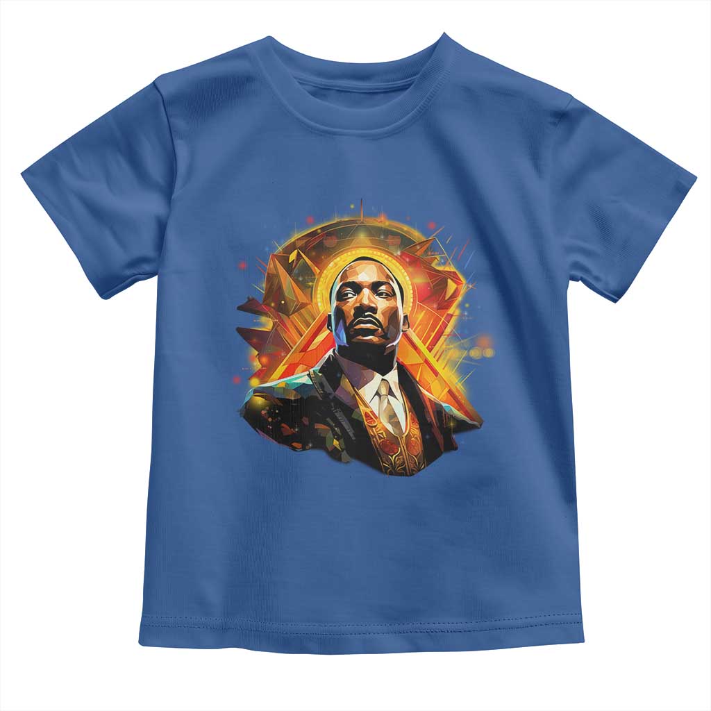Martin Luther King MLK Toddler T Shirt Afrofuturism Graphic Art TS02 Royal Blue Print Your Wear