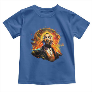 Martin Luther King MLK Toddler T Shirt Afrofuturism Graphic Art TS02 Royal Blue Print Your Wear