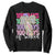 Retro Coquette 100 Days Of School Sweatshirt for Schoolgirls Teacher TS02 Black Print Your Wear