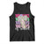 Retro Coquette 100 Days Of School Tank Top for Schoolgirls Teacher TS02 Black Print Your Wear