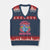 Funny Daddy's Lil Squirter V-Neck Knit Sweater Vest Cute Whale Inappropriate Embarrassing Adult Joke TS02 Navy Red Print Your Wear