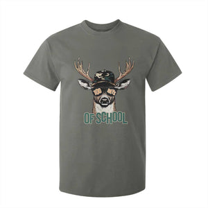 Bucked' 100 Days Of School T Shirt For Kid Deer Student Boy Girls 100th Day TS02 Military Green Print Your Wear