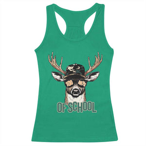 Bucked' 100 Days Of School Racerback Tank Top Deer Student Boy Girls 100th Day TS02 Irish Green Print Your Wear