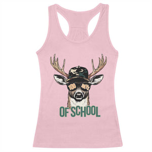 Bucked' 100 Days Of School Racerback Tank Top Deer Student Boy Girls 100th Day TS02 Light Pink Print Your Wear