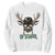 Bucked' 100 Days Of School Sweatshirt Deer Student Boy Girls 100th Day TS02 White Print Your Wear