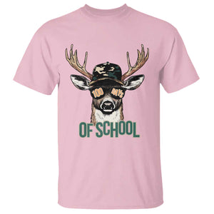 Bucked' 100 Days Of School T Shirt Deer Student Boy Girls 100th Day TS02 Light Pink Print Your Wear