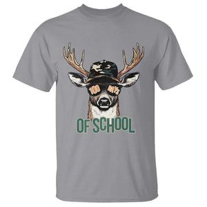 Bucked' 100 Days Of School T Shirt Deer Student Boy Girls 100th Day TS02 Sport Gray Print Your Wear