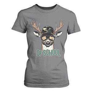 Bucked' 100 Days Of School T Shirt For Women Deer Student Boy Girls 100th Day TS02 Charcoal Print Your Wear