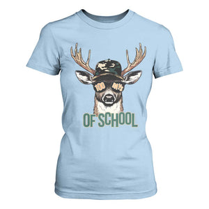 Bucked' 100 Days Of School T Shirt For Women Deer Student Boy Girls 100th Day TS02 Light Blue Print Your Wear