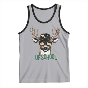 Bucked' 100 Days Of School Tank Top Deer Student Boy Girls 100th Day TS02 Athletic Heather Black Print Your Wear