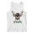 Bucked' 100 Days Of School Tank Top Deer Student Boy Girls 100th Day TS02 White Print Your Wear