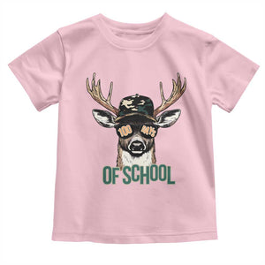 Bucked' 100 Days Of School Toddler T Shirt Deer Student Boy Girls 100th Day TS02 Light Pink Print Your Wear