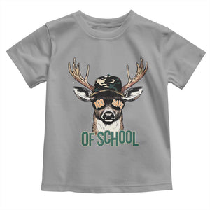 Bucked' 100 Days Of School Toddler T Shirt Deer Student Boy Girls 100th Day TS02 Sport Gray Print Your Wear