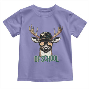 Bucked' 100 Days Of School Toddler T Shirt Deer Student Boy Girls 100th Day TS02 Violet Print Your Wear