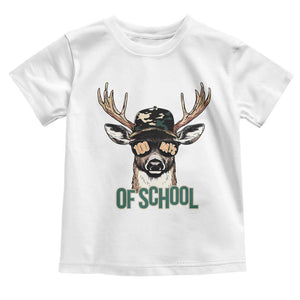 Bucked' 100 Days Of School Toddler T Shirt Deer Student Boy Girls 100th Day TS02 White Print Your Wear